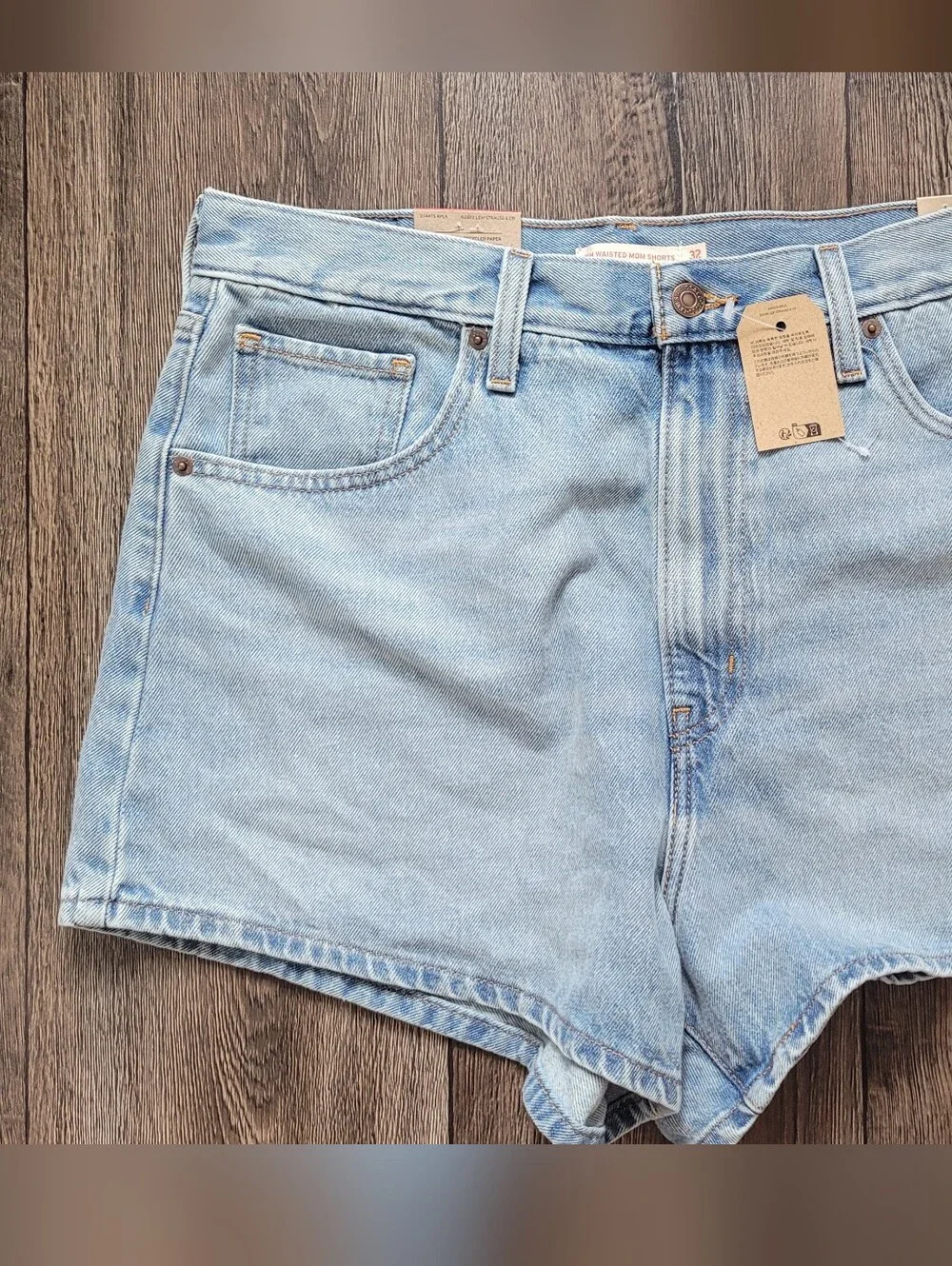 Light Wash Denim Women's Shorts